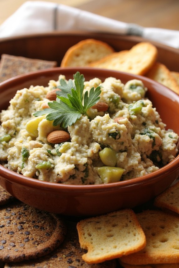 almond artichoke mediterranean appetizer