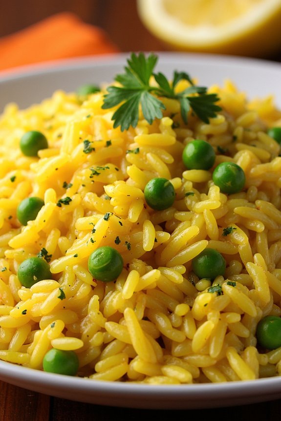 aromatic saffron rice dish