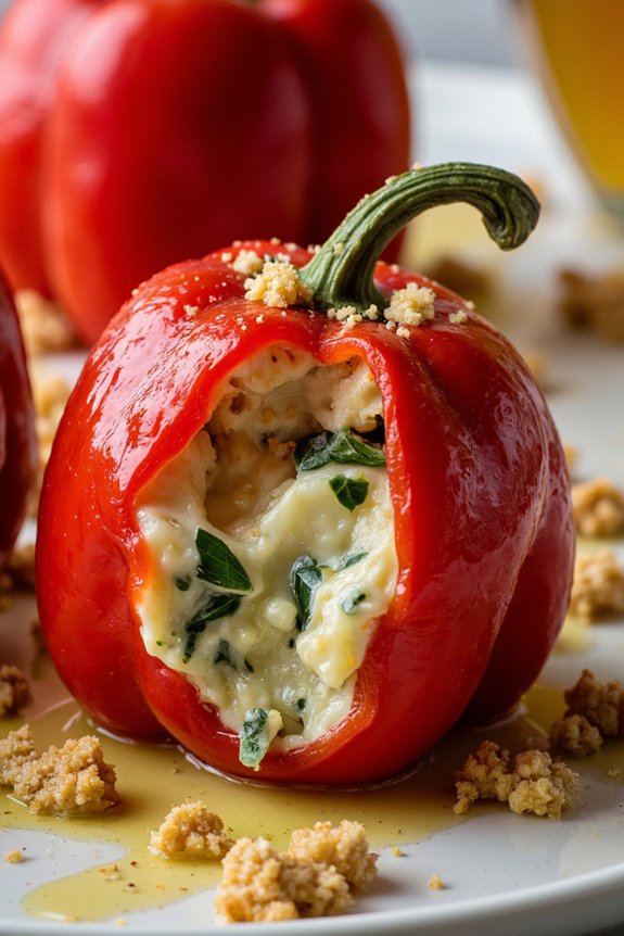 artichoke stuffed piquillo peppers