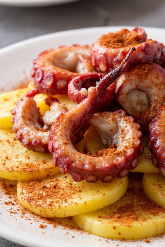authentic galician octopus dish