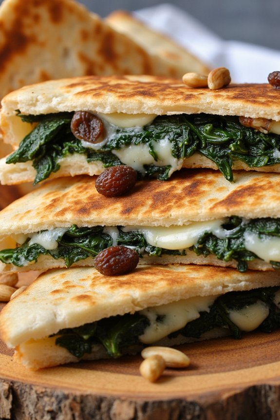 catalan inspired cheesy quesadilla