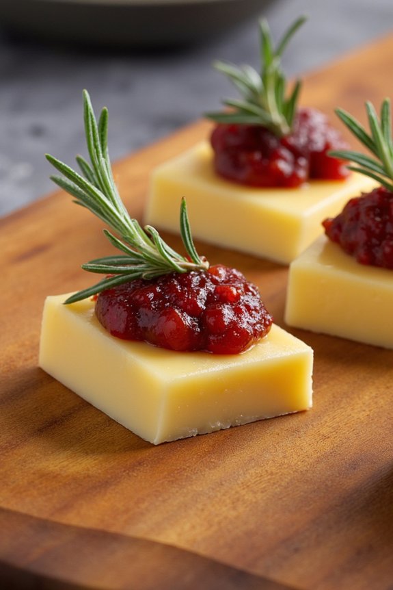 cheese and quince bites