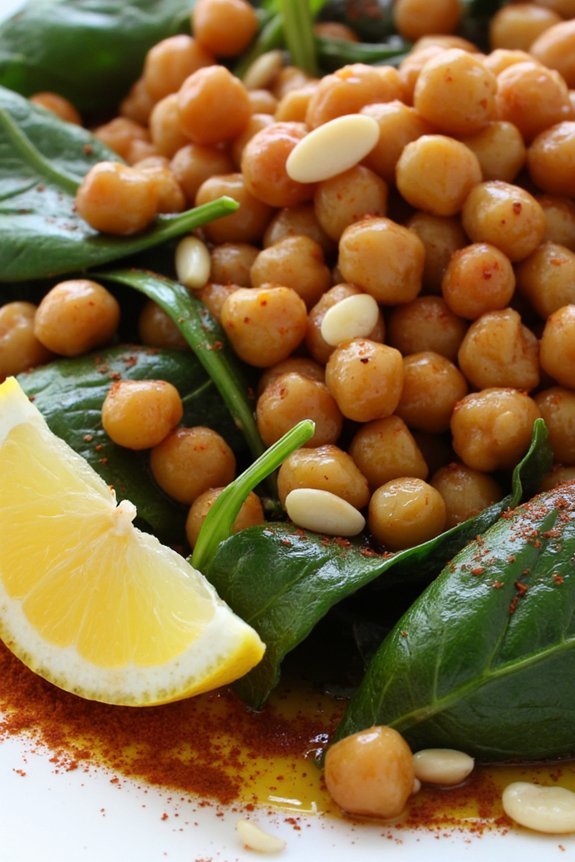 chickpea spinach tapas recipe