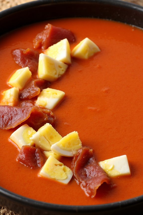 chilled andalusian tomato soup