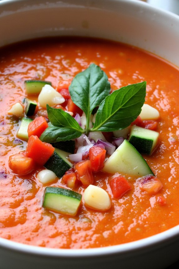 chilled hominy tomato soup