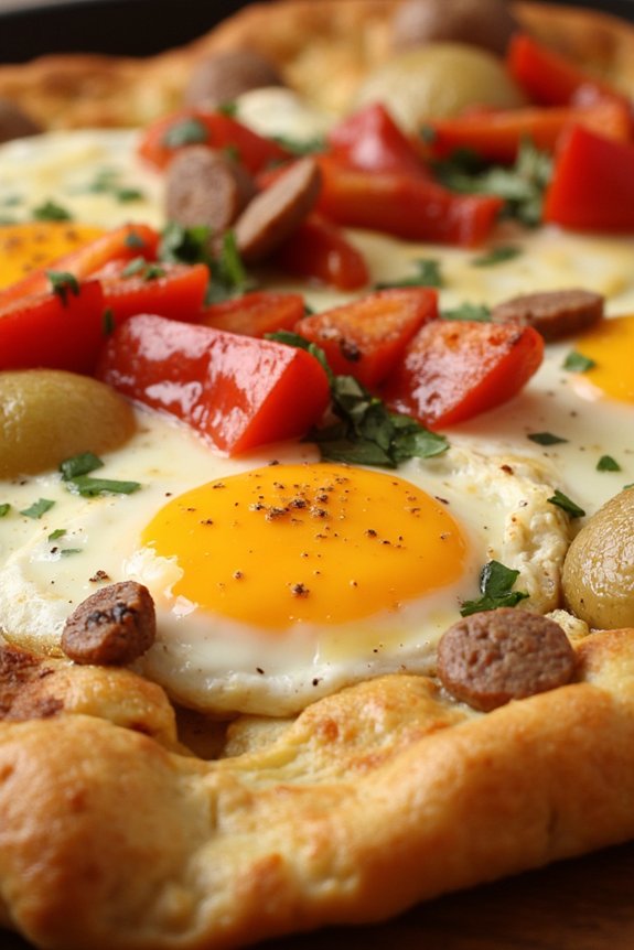 chorizo filled spanish omelette recipe