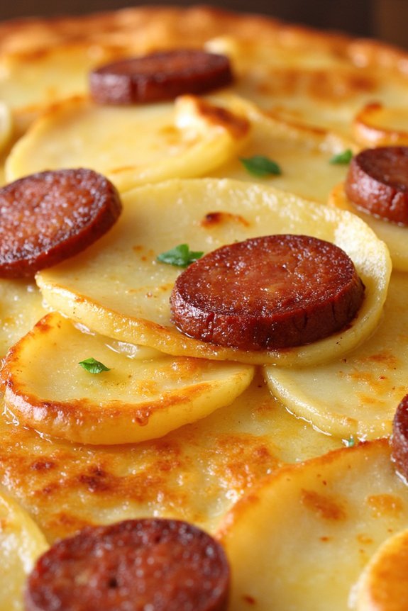 chorizo infused spanish tortilla recipe