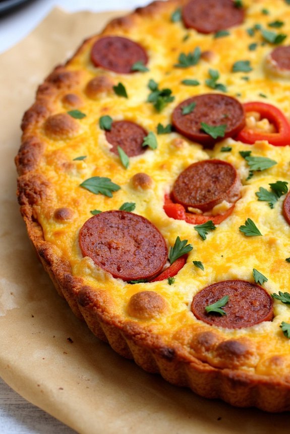 chorizo red pepper frittata recipe
