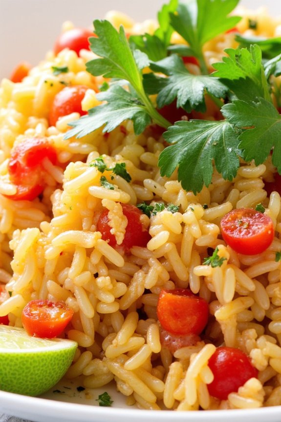 cilantro lime spanish rice