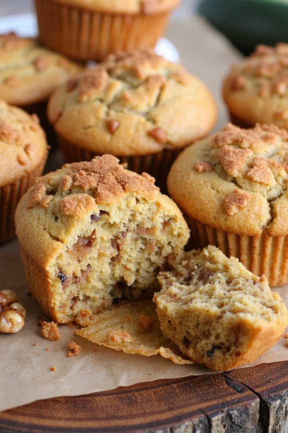 cinnamon spiced zucchini muffins recipe