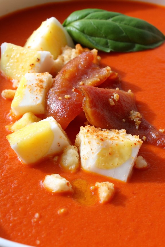 citrus infused cold tomato soup