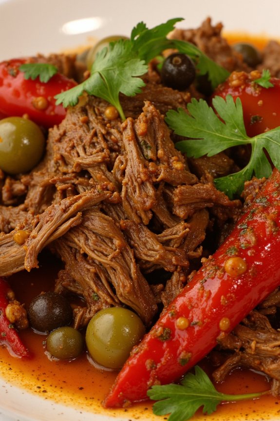 classic cuban shredded beef
