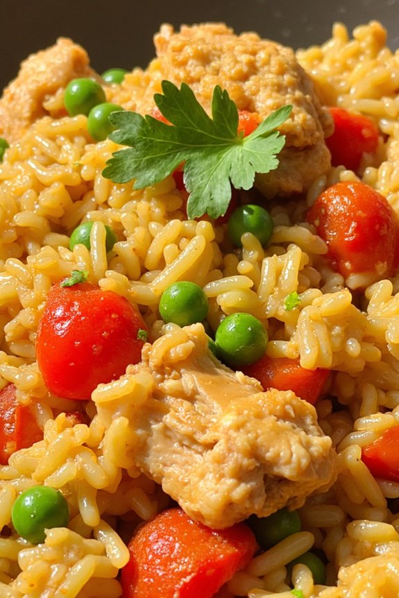 classic spanish chicken rice