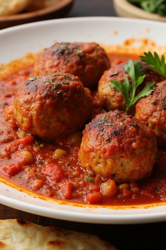 classic spanish meatball dish