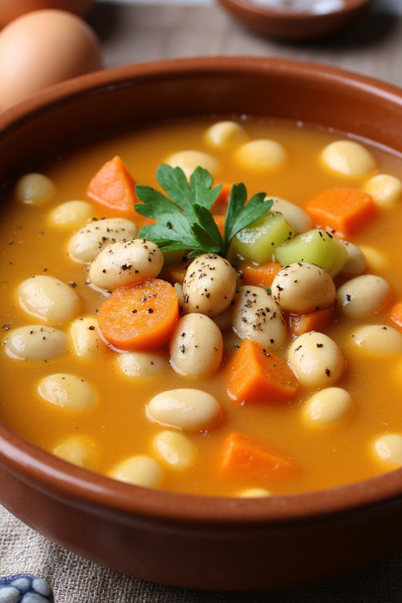 comforting catalan bean soup