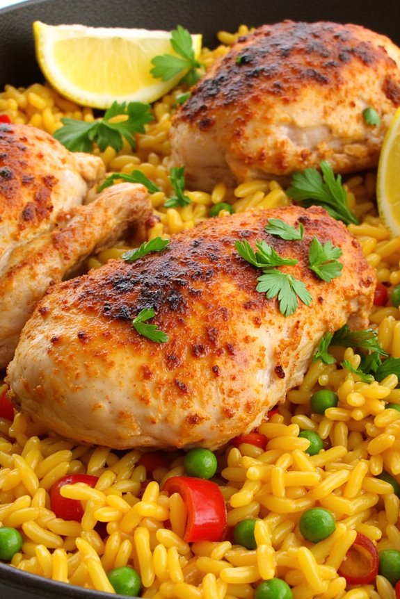 comforting spanish chicken dish