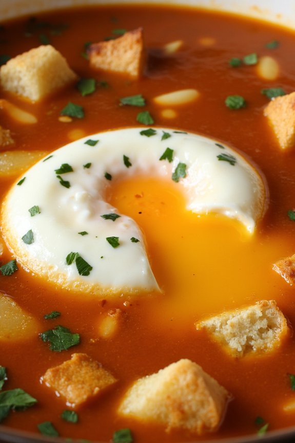 comforting spanish garlic soup