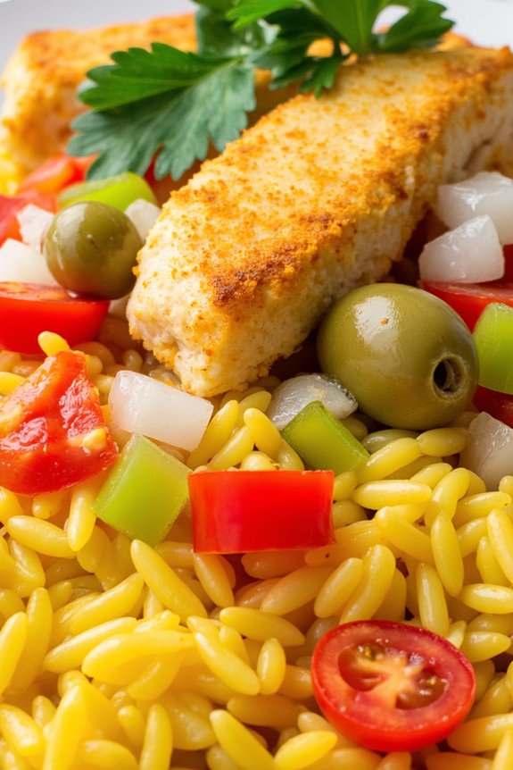 comforting spanish rice dish