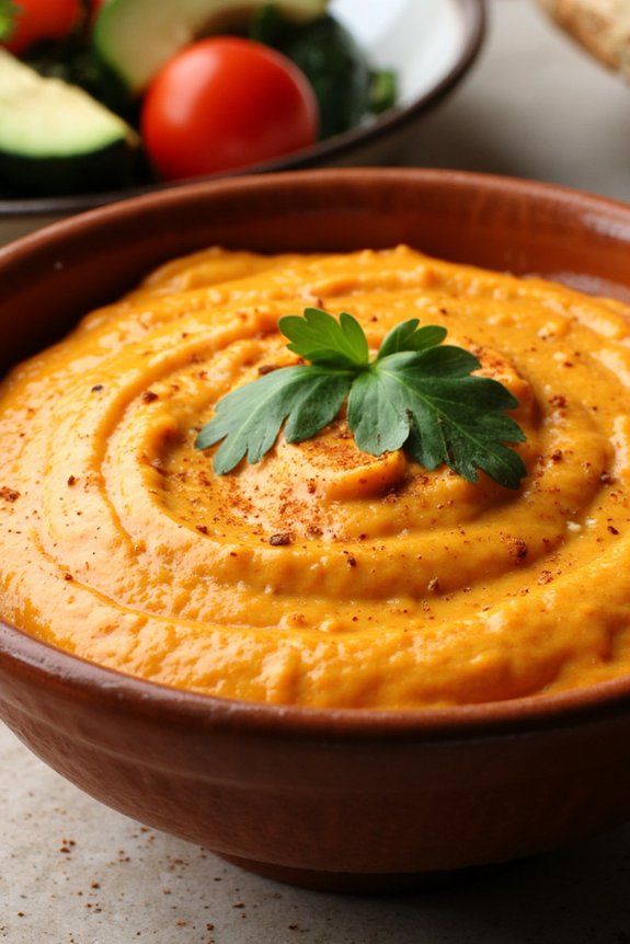 creamy avocado romesco sauce