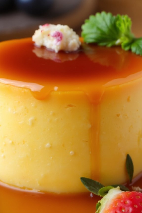 creamy caramel custard dessert