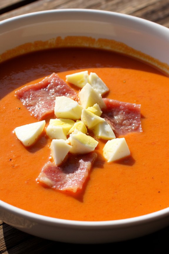 creamy cold tomato soup