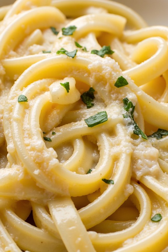 creamy garlic herb vermicelli