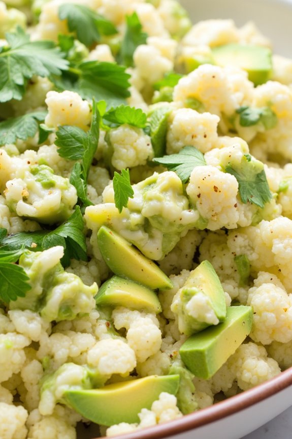 creamy nutritious cauliflower rice