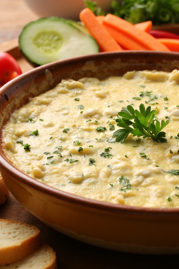 creamy spanish artichoke dip