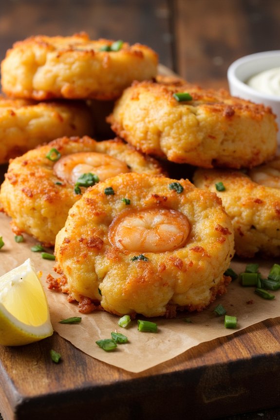crispy andalusian shrimp fritters
