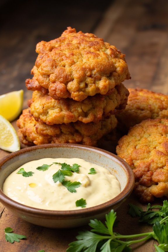 crispy chickpea fritters recipe