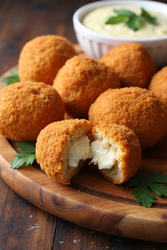 crispy chorizo b chamel croquettes