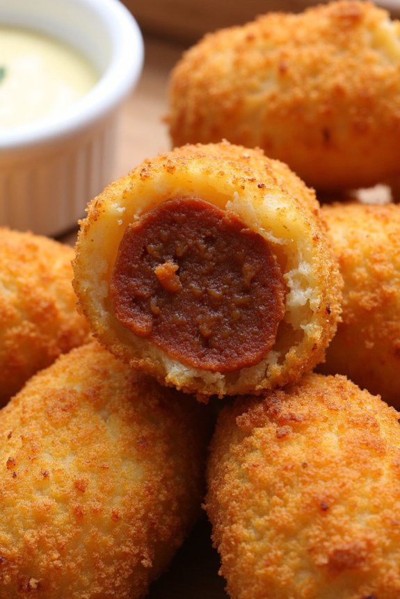 crispy chorizo potato delights