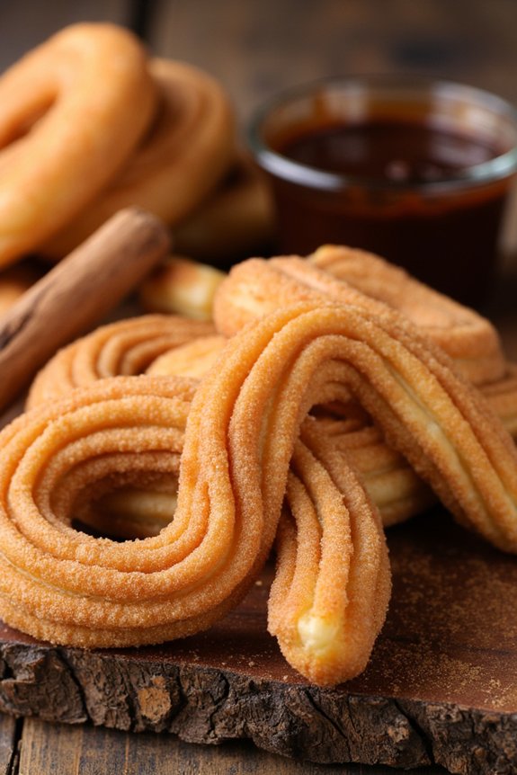 crispy cinnamon spiced churros recipe