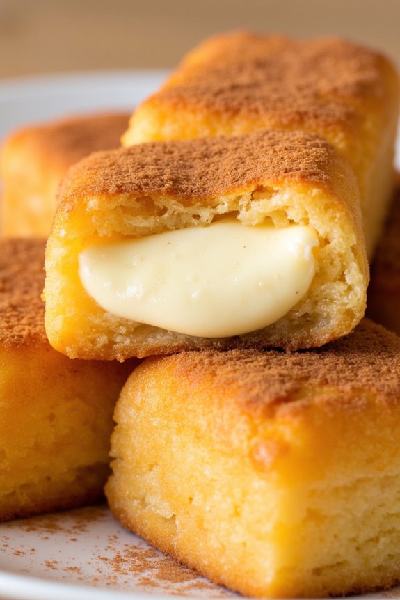 crispy fried milk dessert