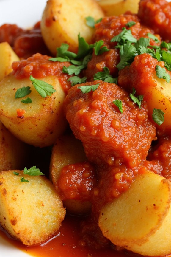 crispy potatoes smoky sauce