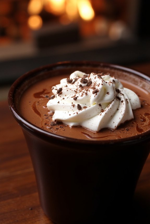 decadent espresso hot chocolate