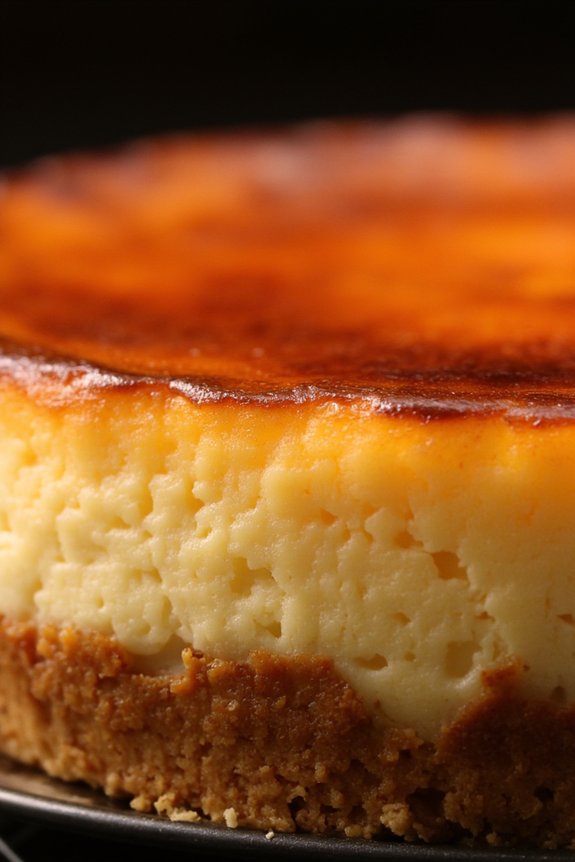 delicious crustless cheesecake recipe