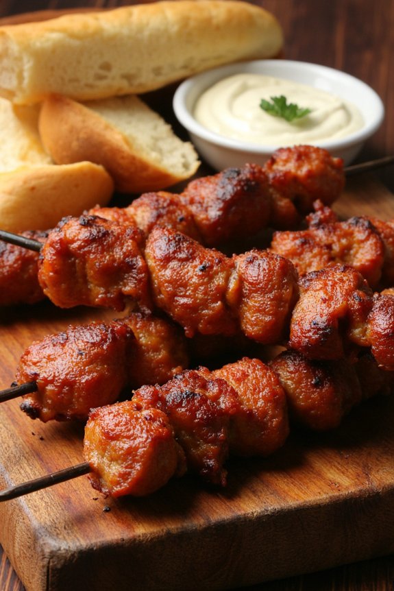 delicious spanish grilled skewers