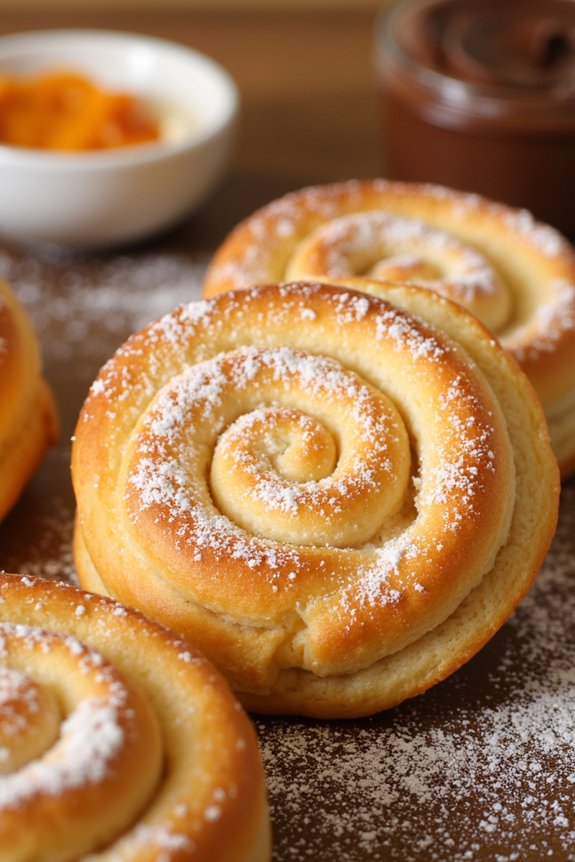 delicious spanish spiral pastries