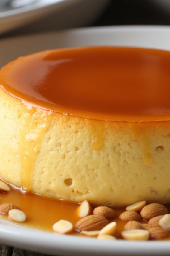 delightful spanish nougat flan