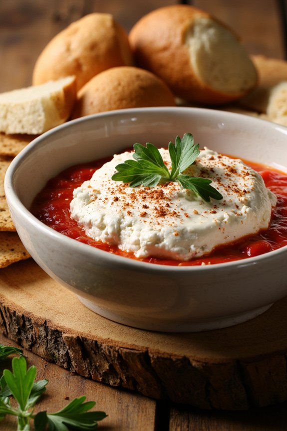 fiery goat cheese spread