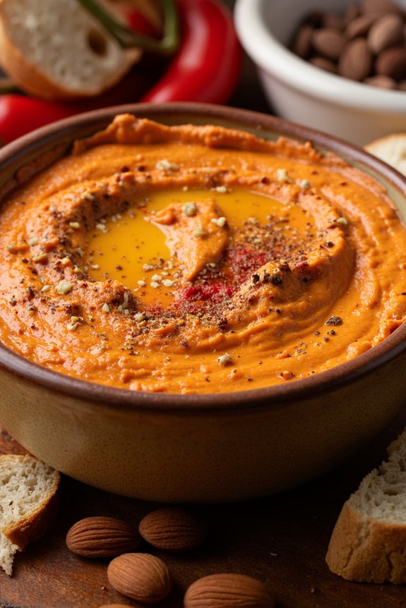 flavorful spanish romesco dip