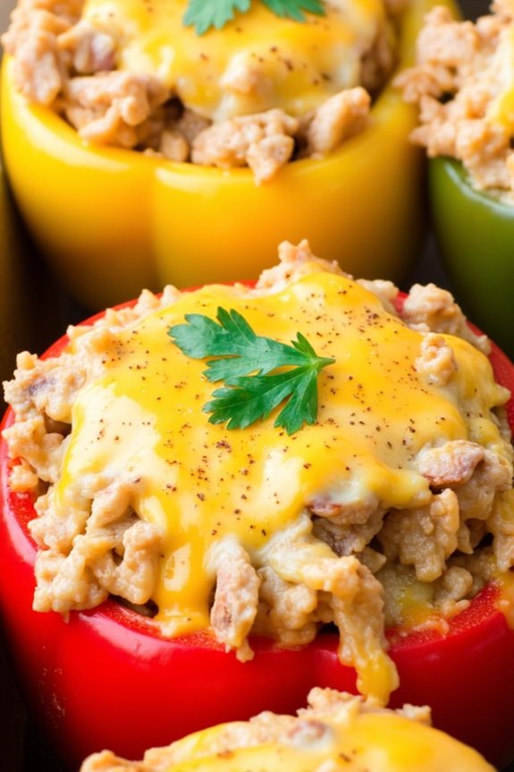 flavorful stuffed bell peppers