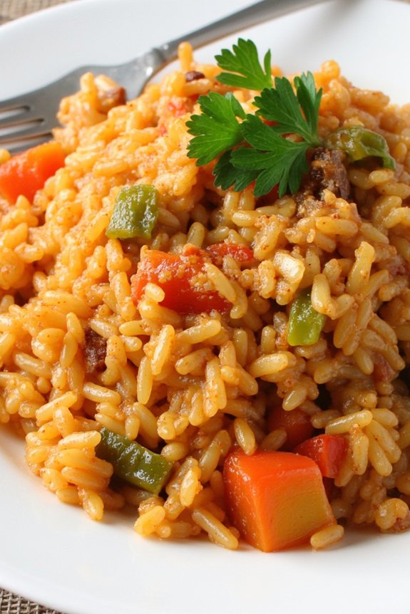flavorful vegan spanish rice