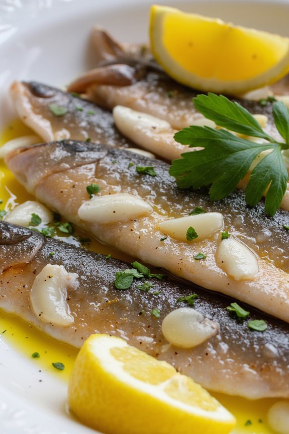 fresh anchovies in vinegar