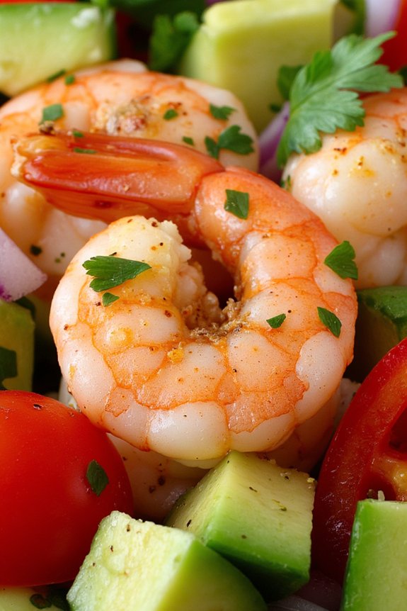 fresh shrimp avocado salad