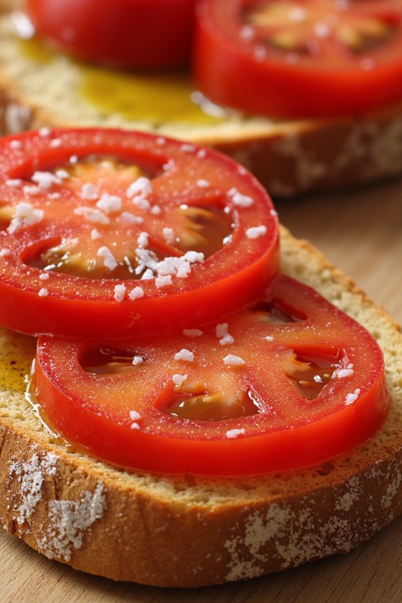 fresh tomato bread delight