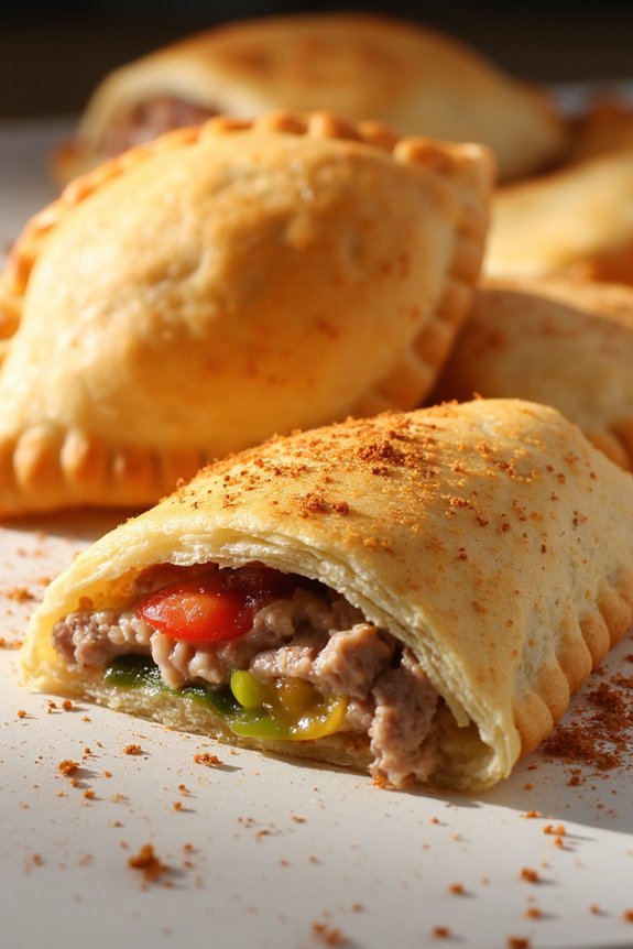 galician seafood filled pastries