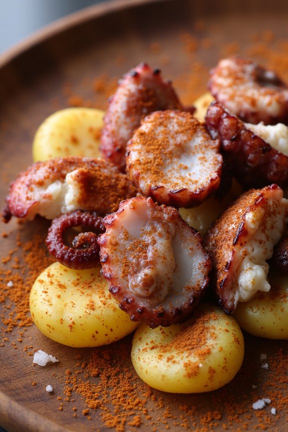galician style octopus delicacy