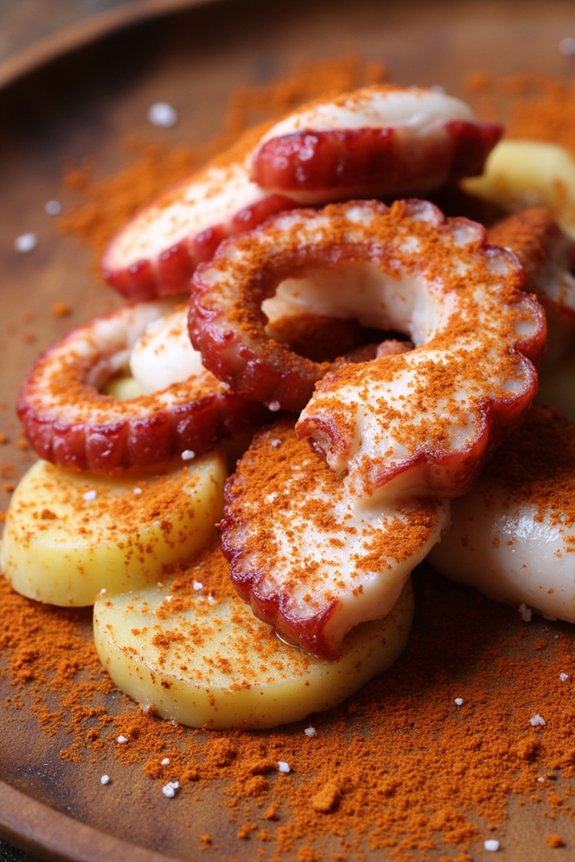 galician style octopus dish